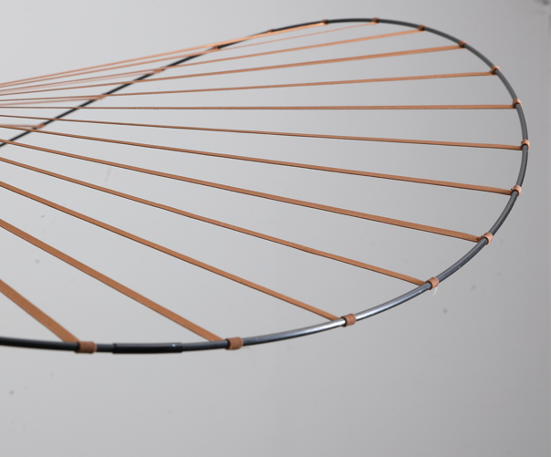 Hoedlamp - Koperbruin - 120 cm