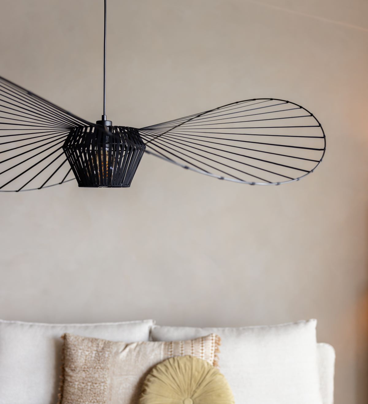 Design lamp zwart
