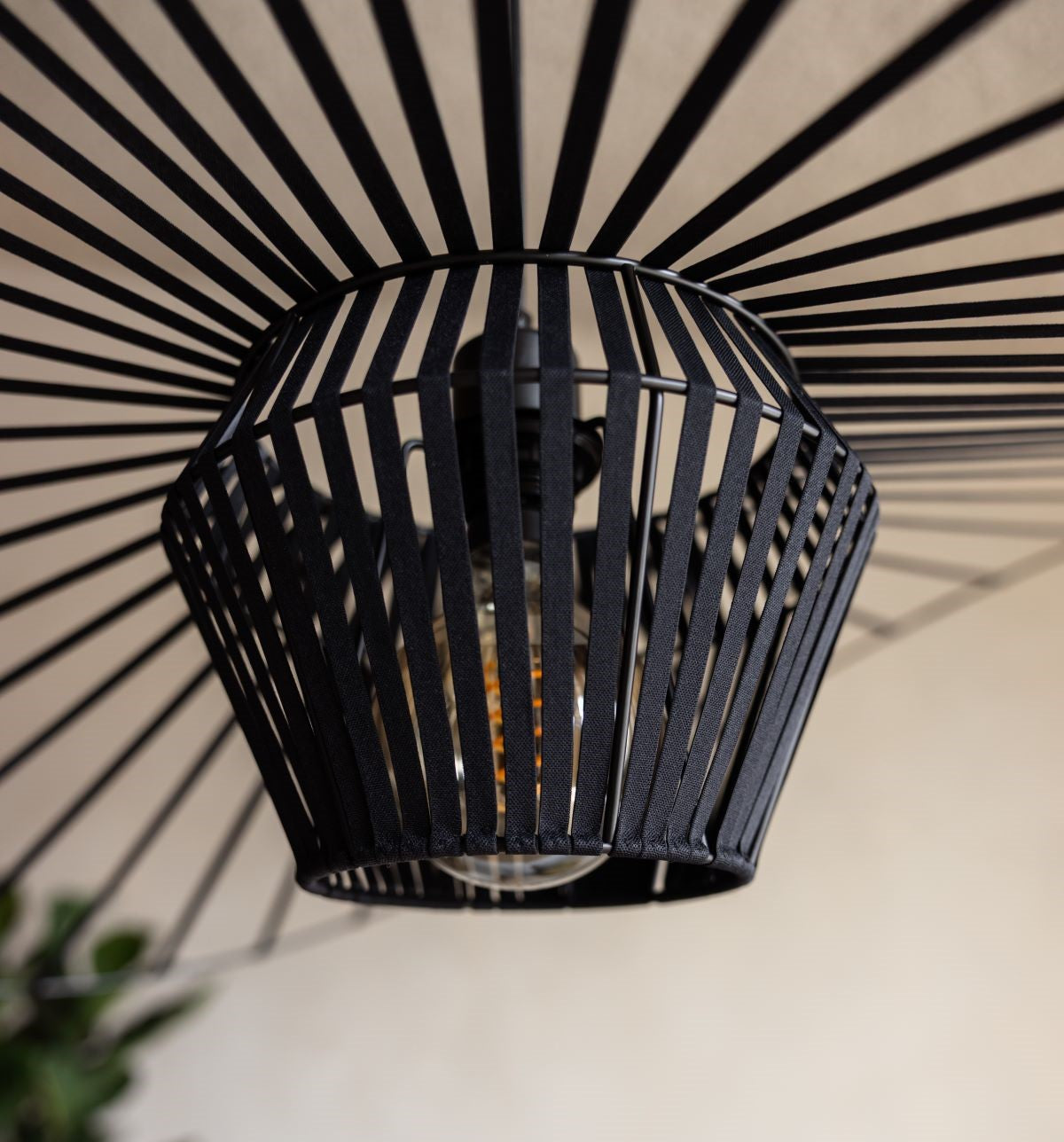 Industrieel zwarte lamp