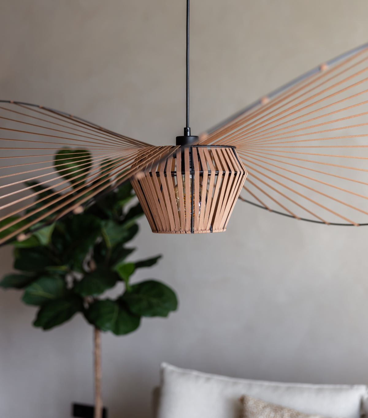 Design hanglamp koper