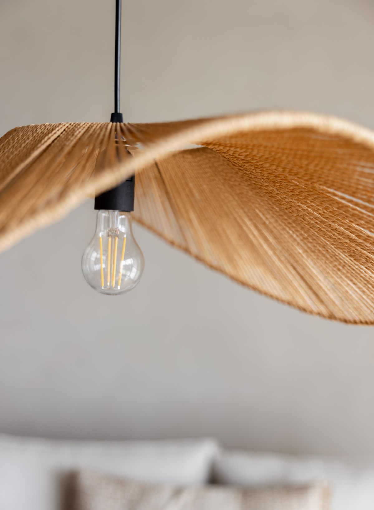 Naturel rotan lamp