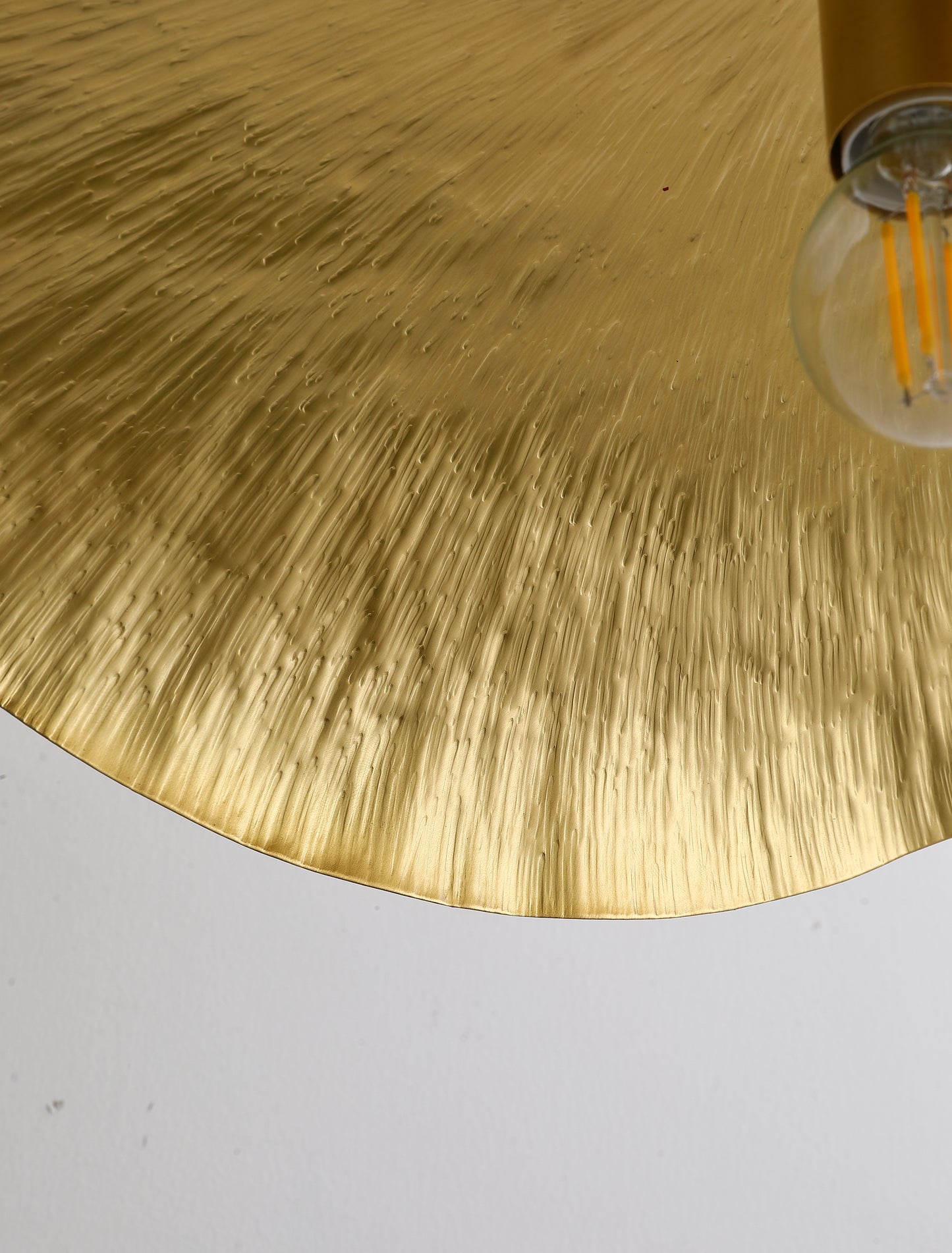 Blad hanglamp - goud - messing - 45 cm