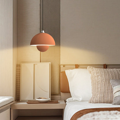 Bloemknop macaron hanglamp - lichtgrijs mat