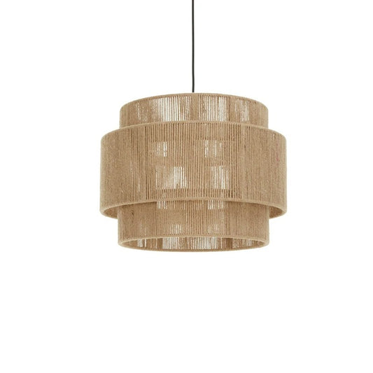 Boho rotan hanglamp - drielaags - 50 cm