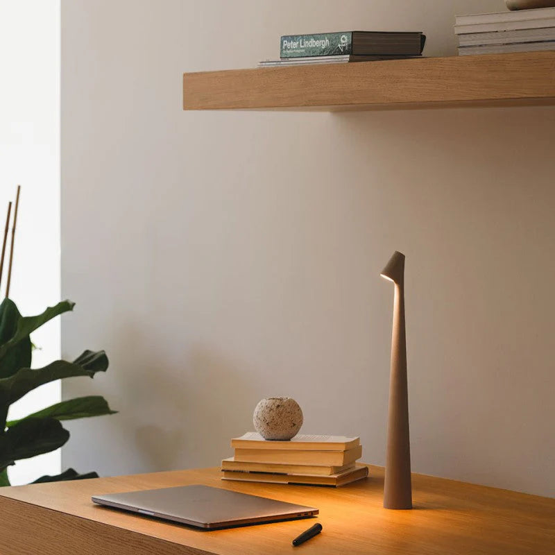 Moderne tafellamp - Pylon - Wit