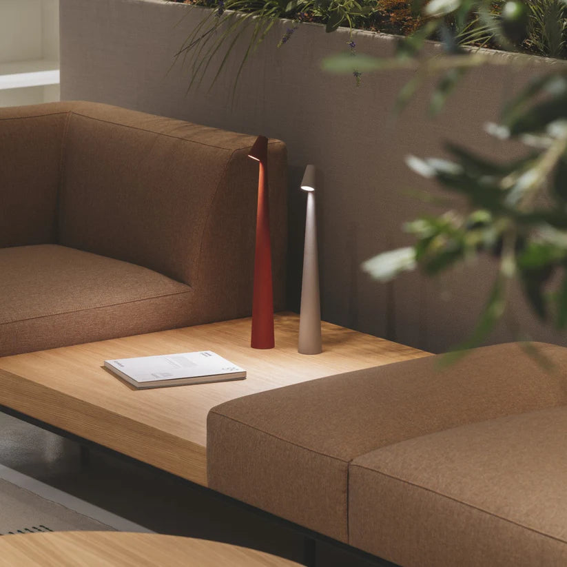 Moderne tafellamp - Pylon - Wit