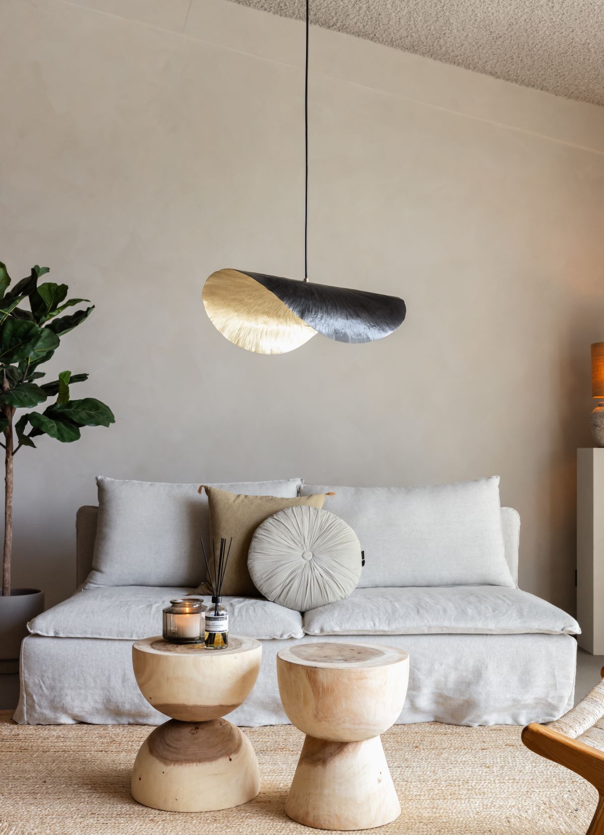 Hanglamp organische vorm