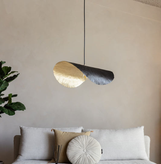 Moderne messing hanglamp