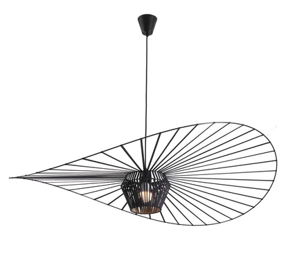 Filigrane Designer-Pendelleuchte schwarz