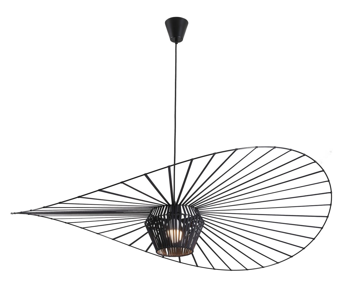 Nordic Stil Pendelleuchte schwarz