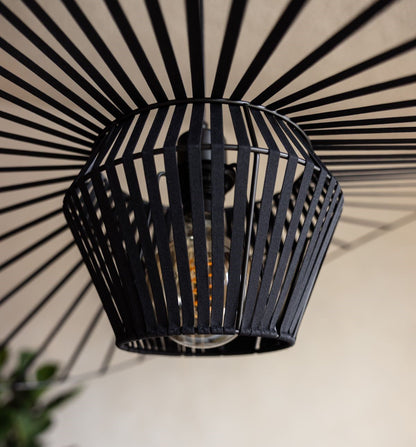 Industrieel zwarte lamp