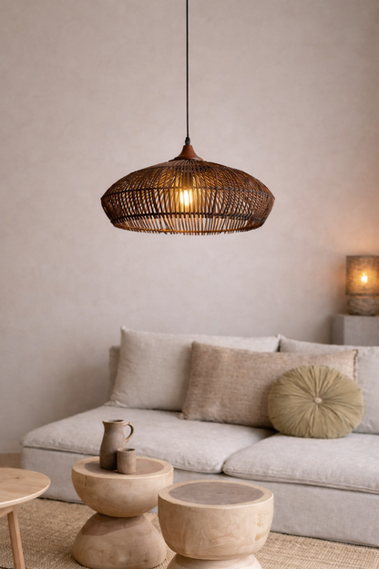 Bohemian rotan hanglamp - 50 cm