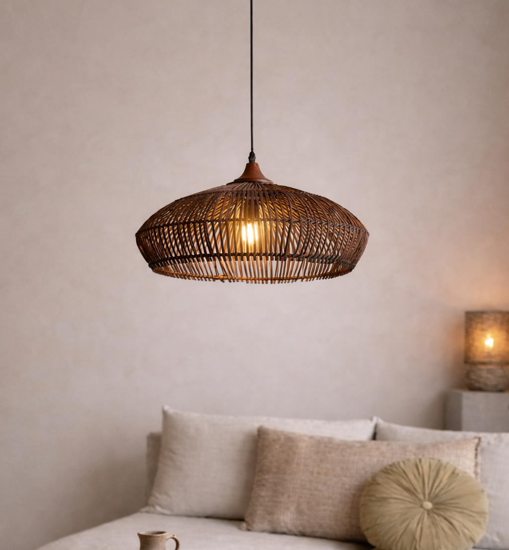 Bohemian rotan hanglamp - 50 cm