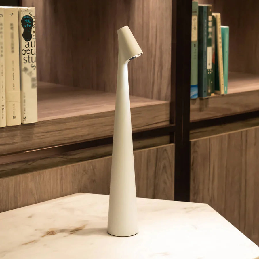 Moderne tafellamp - Pylon - Wit