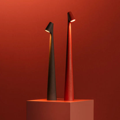 Moderne tafellamp - Pylon - Rood