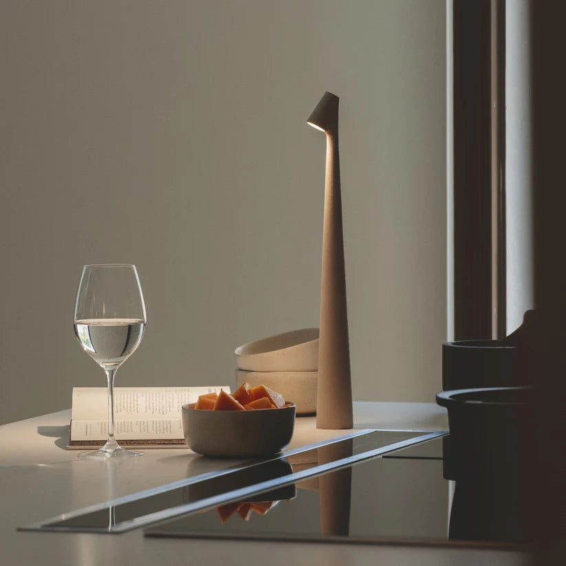 Moderne tafellamp - Pylon - Wit