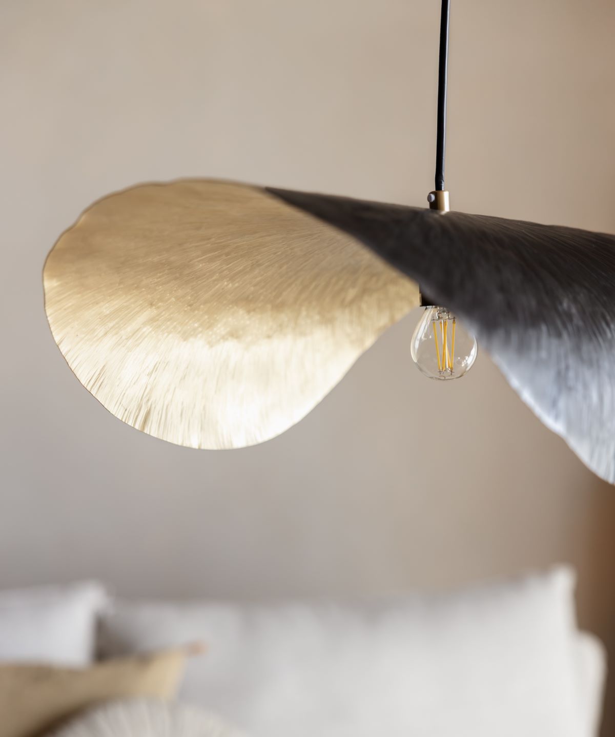 Designlamp messing