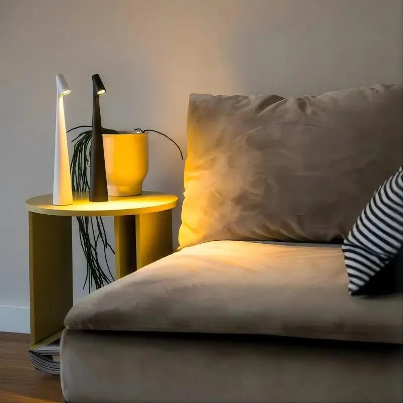 Moderne tafellamp - Pylon - Wit