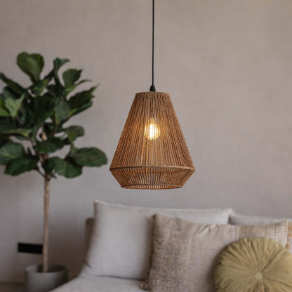 Boho rotan hanglamp - 40 cm