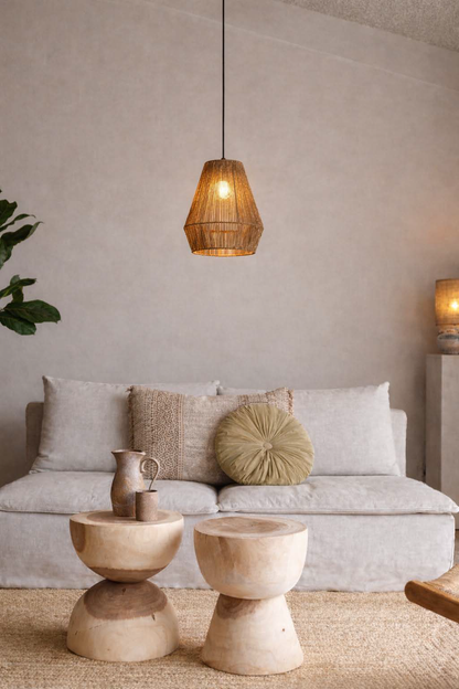 Boho rotan hanglamp - 40 cm